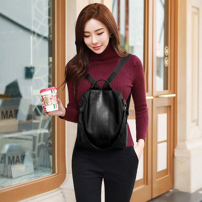 Urban Leather Backpack